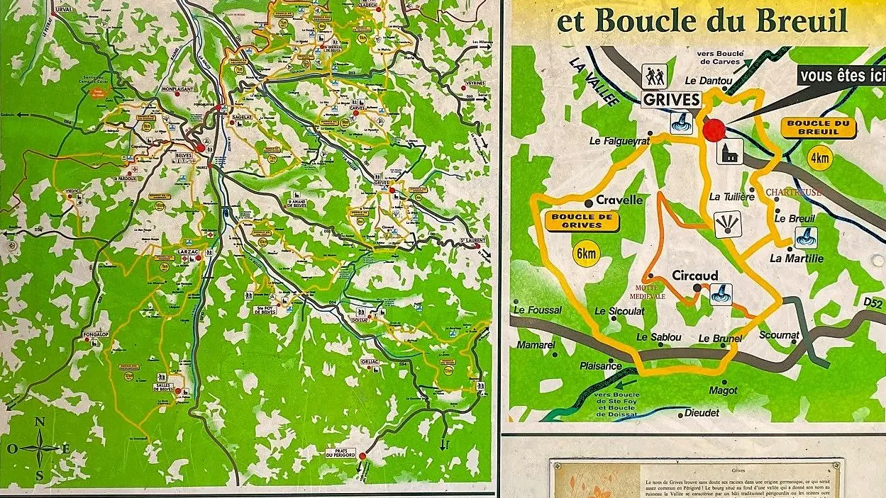 GRIVES-Boucle du Breuilh-Panneau d'appel