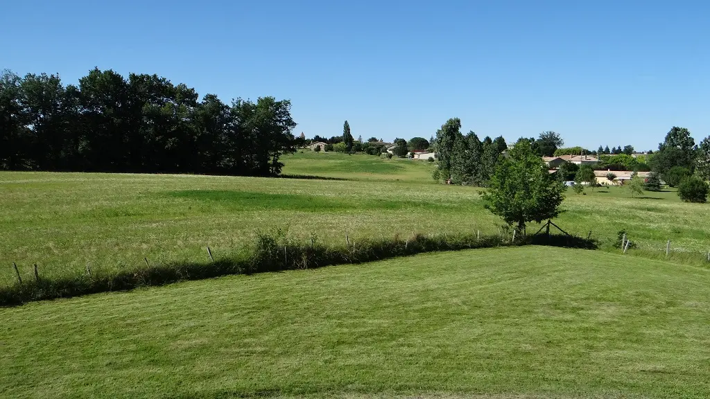 Vue sur le village environnant