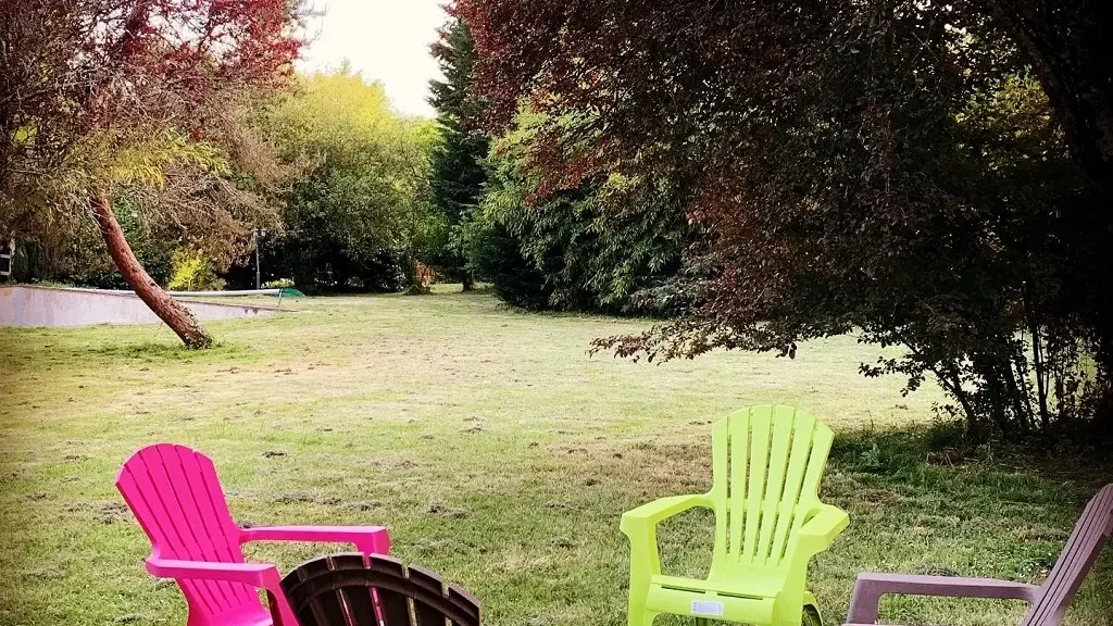 Le parc ombragé