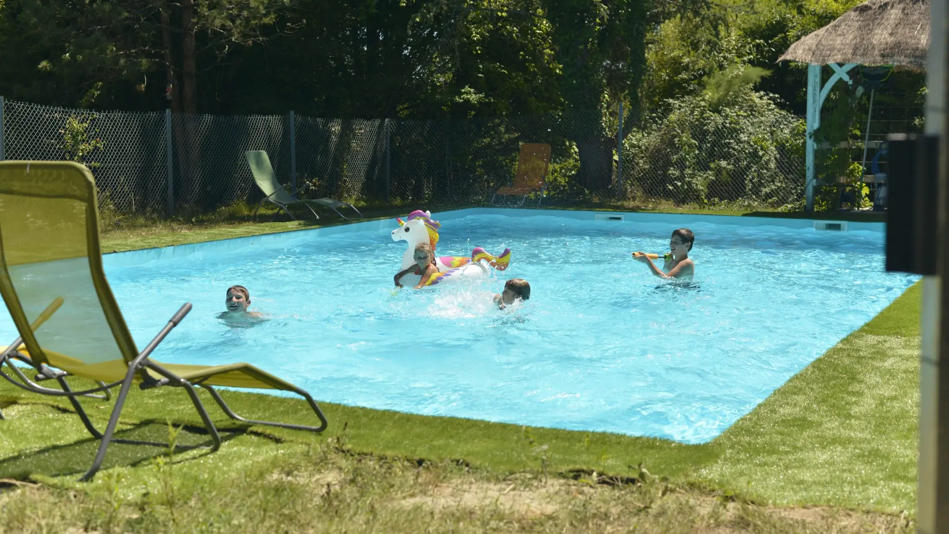 On profite de la piscine !