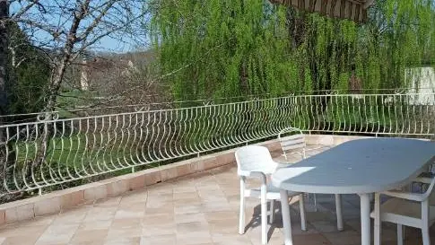 Gîte Fombelières - terrasse