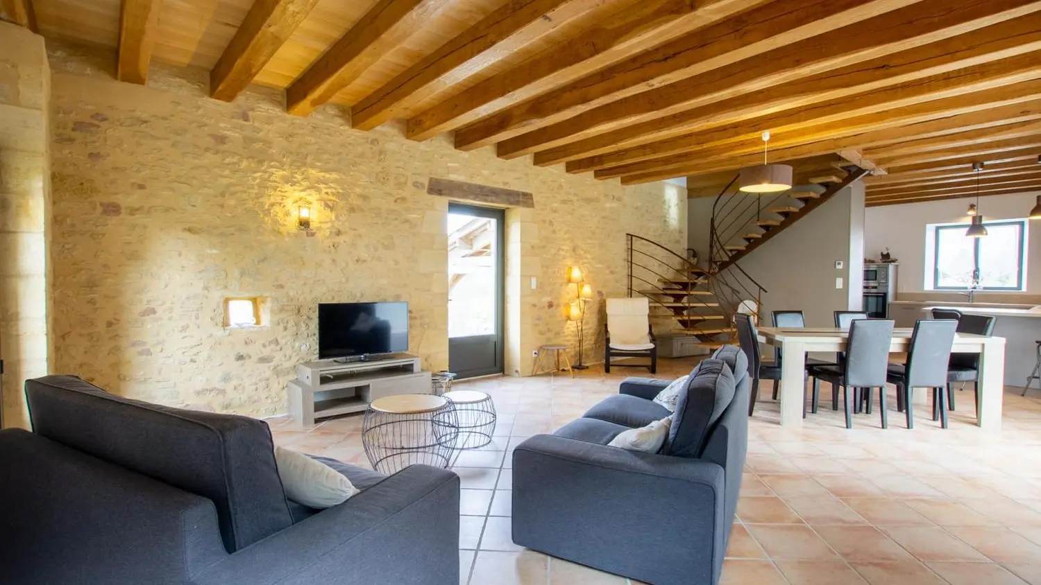 Gite La bergerie salon