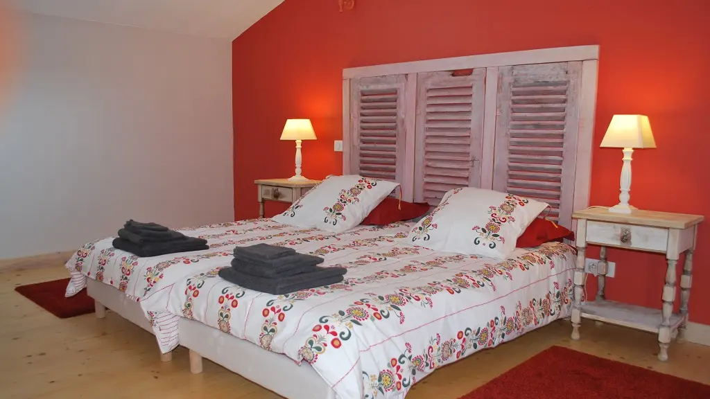 La chambre double orange