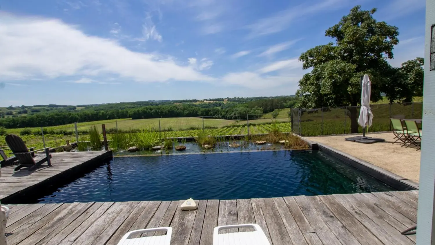 Gite la Gironie piscine naturelle