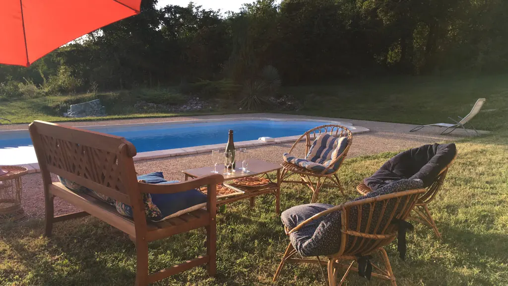 Gite la raffinie terrasse