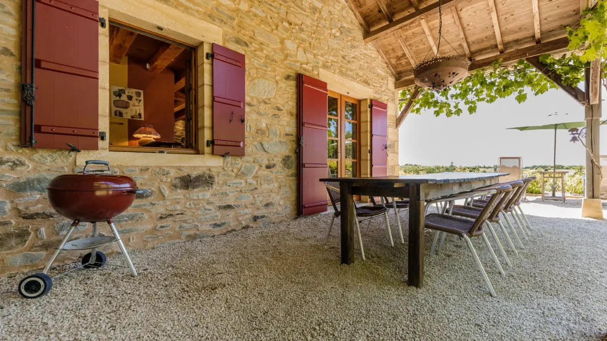 Gite le Bolet terrasse