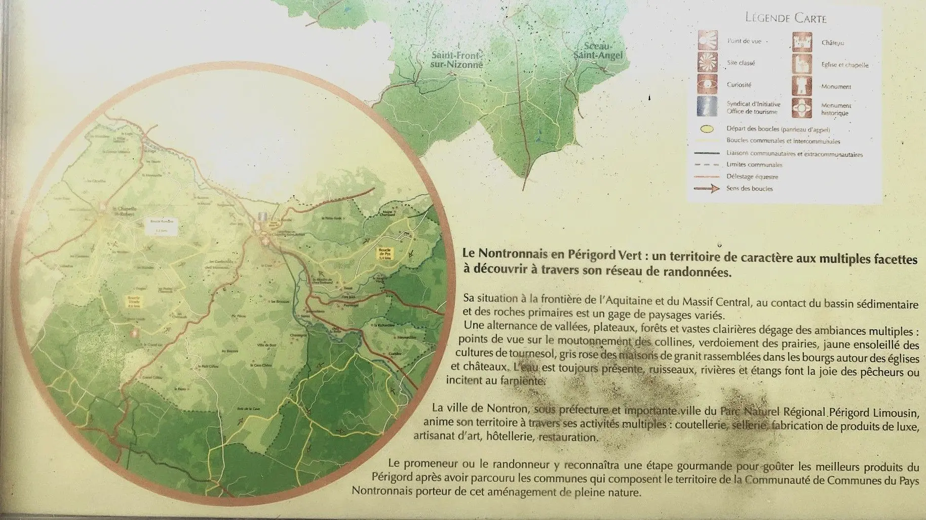 JAVERLHAC-Boucle Virade-Panneau d'appel