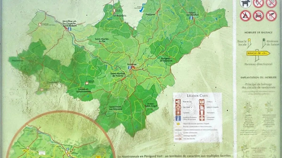 LA CHAPELLE-SAINT-ROBERT-Boucle Romane-Panneau d'appel