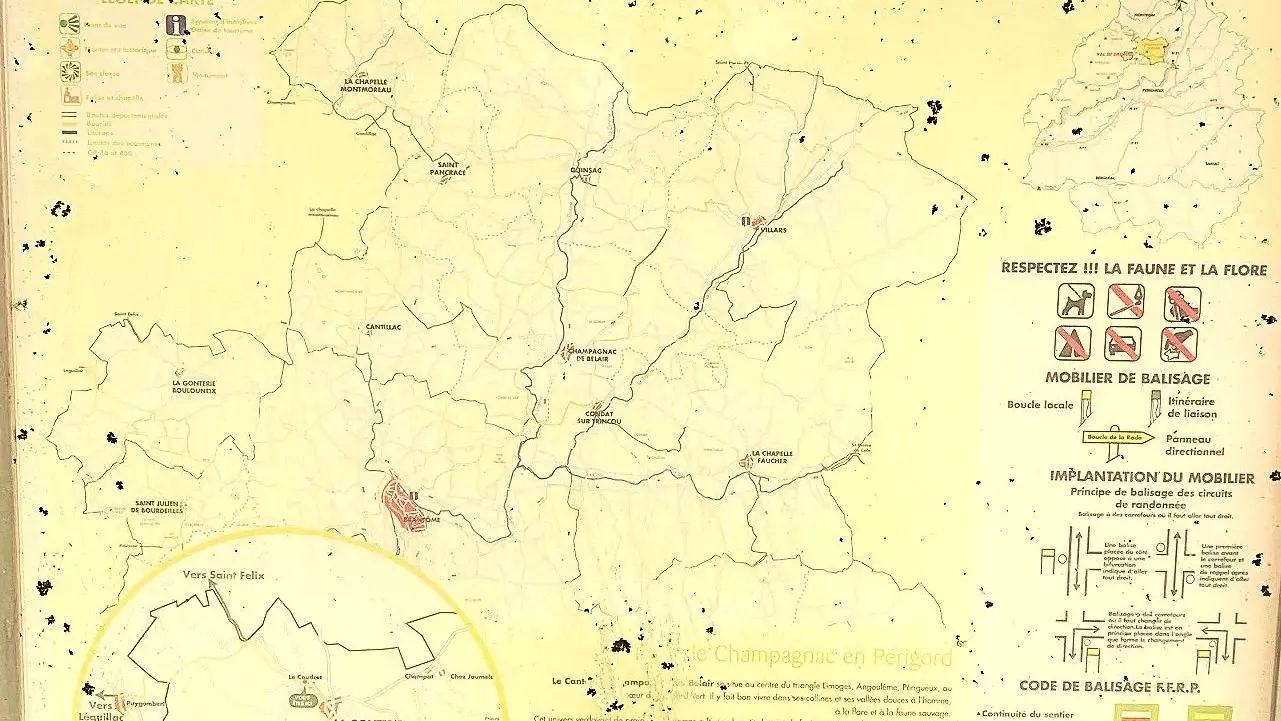 LA GONTERIE-BOULOUNEIX-Boucle de La Gonterie-Panneau d'appel