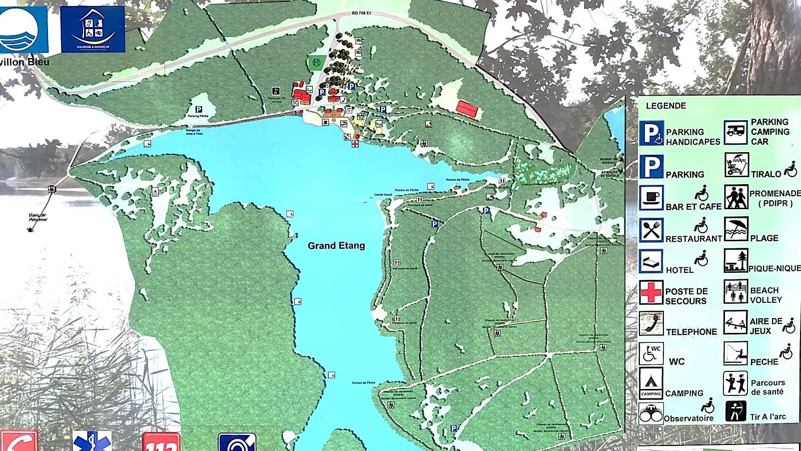 LA JEMAYE-PONTEYRAUD-Boucle du Grand étang-Panneau d'info