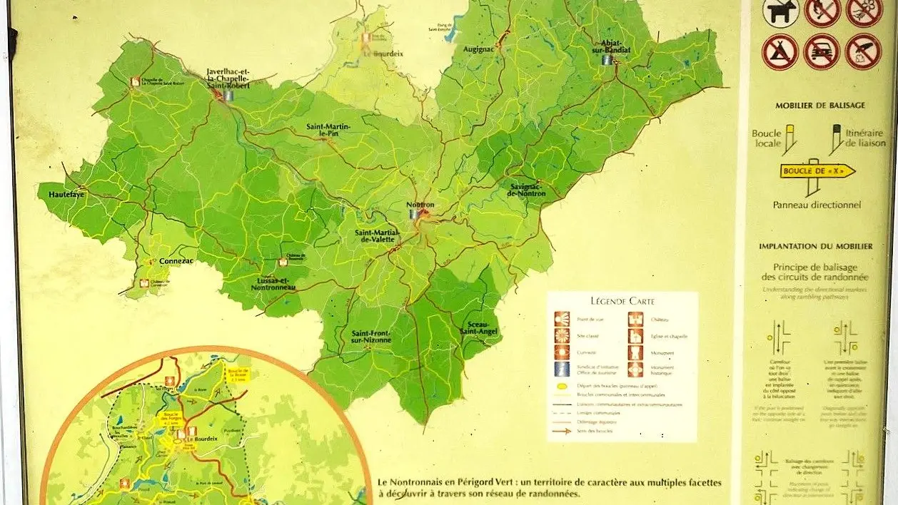 LE BOURDEIX-Boucle de la Bosse-Panneau d'appel