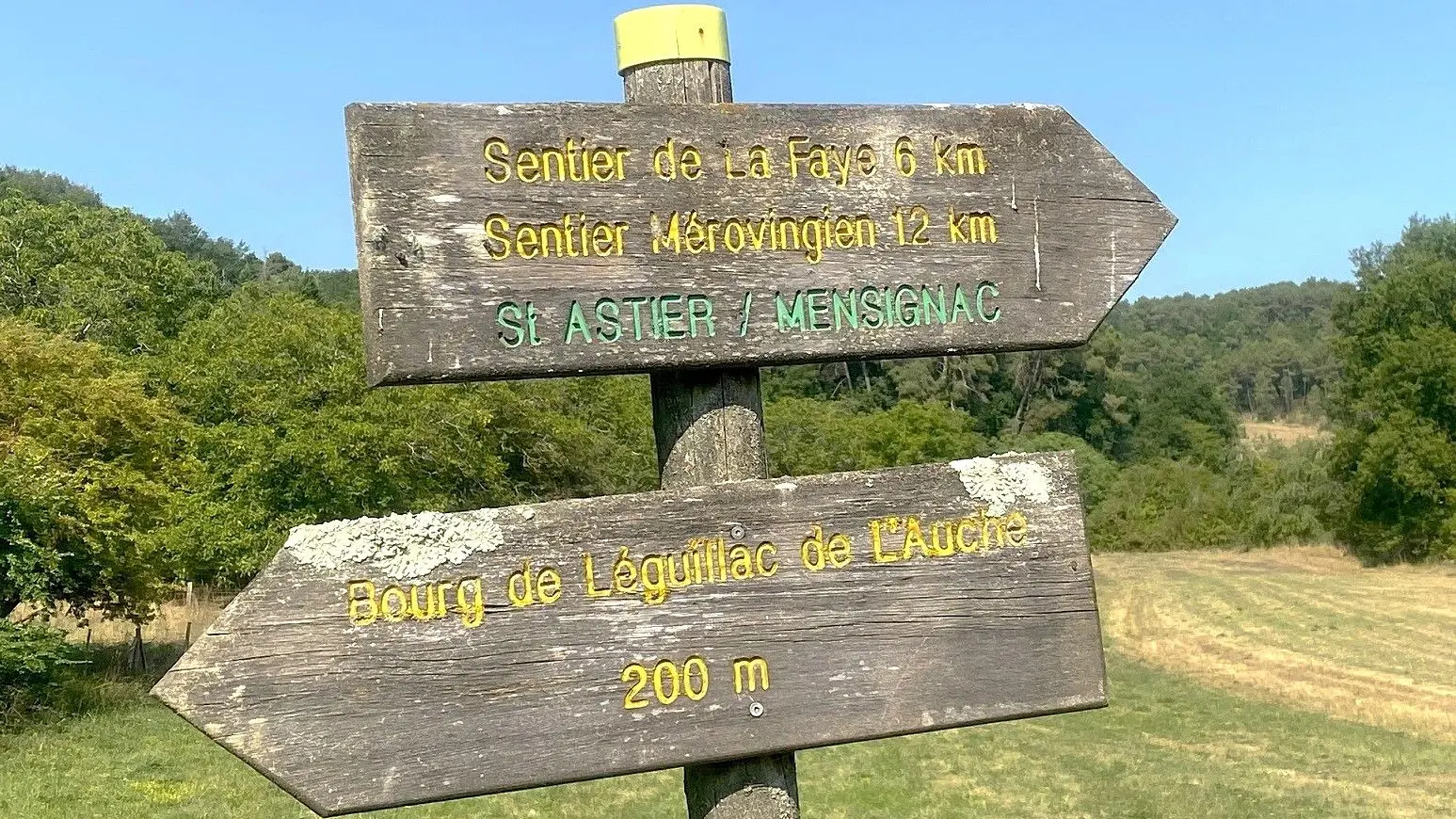 LEGUILLAC DE L'AUCHE-Sentier Mérovingien-Signalétique