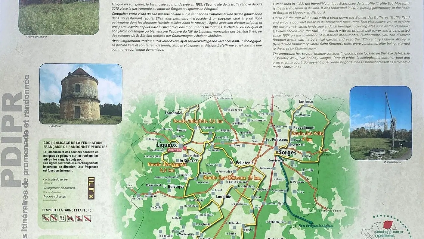 LIGUEUX-Boucle des Brames-Panneau d'appel