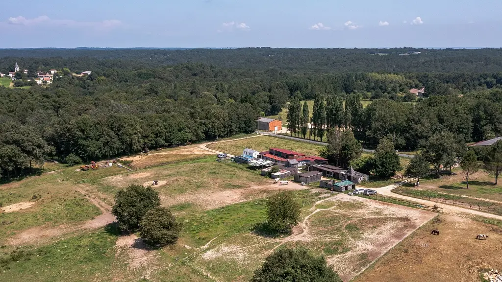 Old Ranch vu du ciel