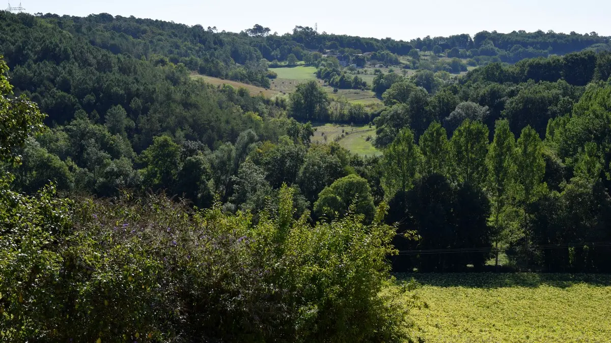 Logis-de-Marthe-Vue sur la vallée depuis la chambre