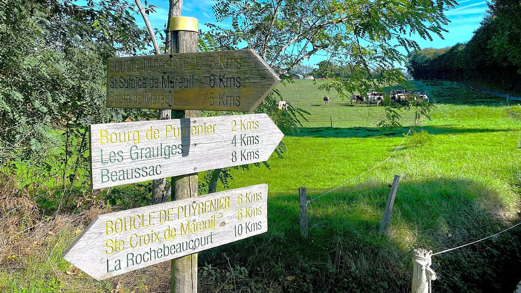 MAREUIL-Boucle de Puyrenier-Signalétique