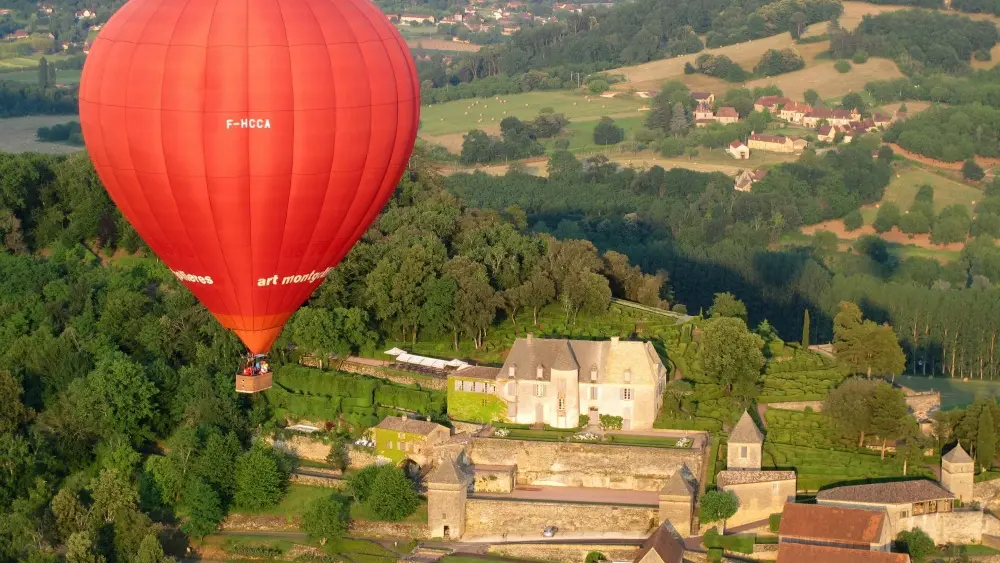 Montgolfière et Châteaux