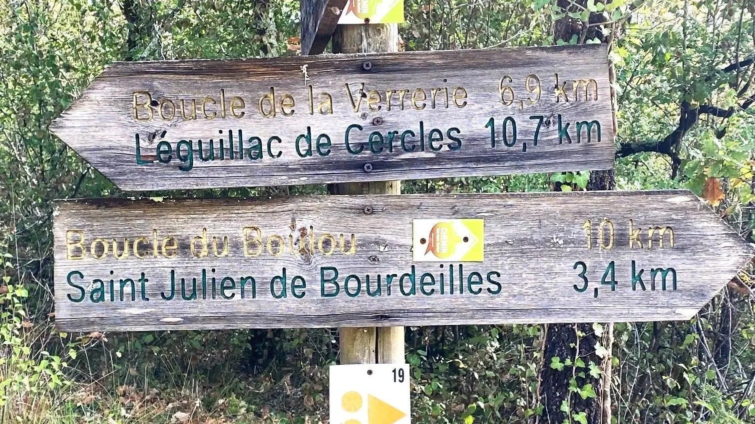 PAUSSAC SAINT VIVIEN-Boucle de la verrerie-Signalétique