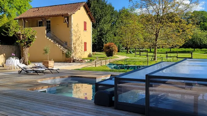 Périgord Noir Vallée Dordogne -la bergerie- piscine