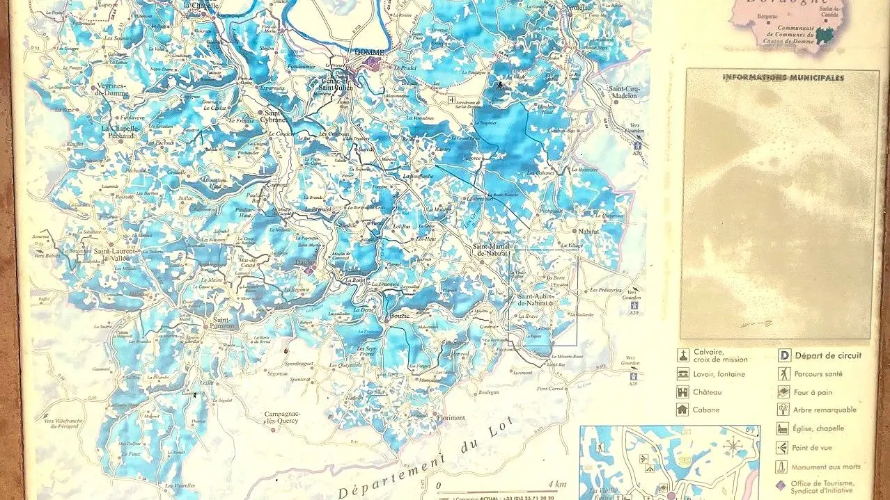 SAINT-AUBIN-DE-NABIRAT-Boucle La Borie-Panneau d'appel