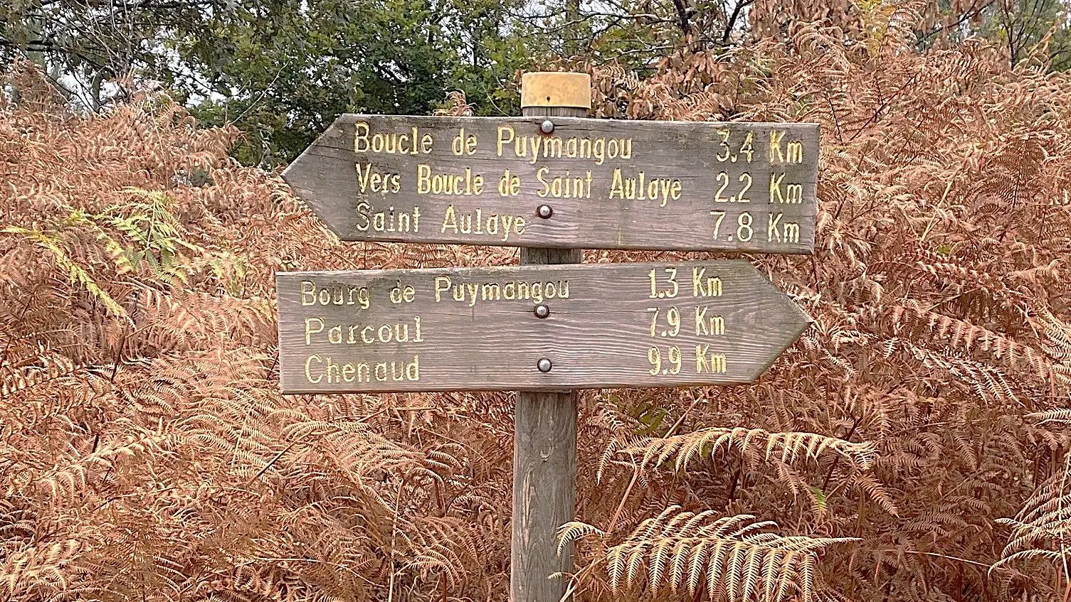 SAINT-AULAYE-PUYMANGOU-Boucle de Puymangou-Signalétique