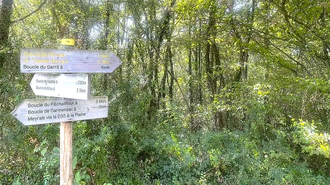 SAINT-CYPRIEN-Boucle de l'Ermite-Signalétique