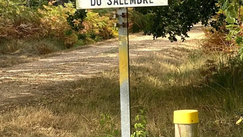 SAINT GERMAIN DU SALEMBRE-Balade de la Fontaine-Chemin-Poteau