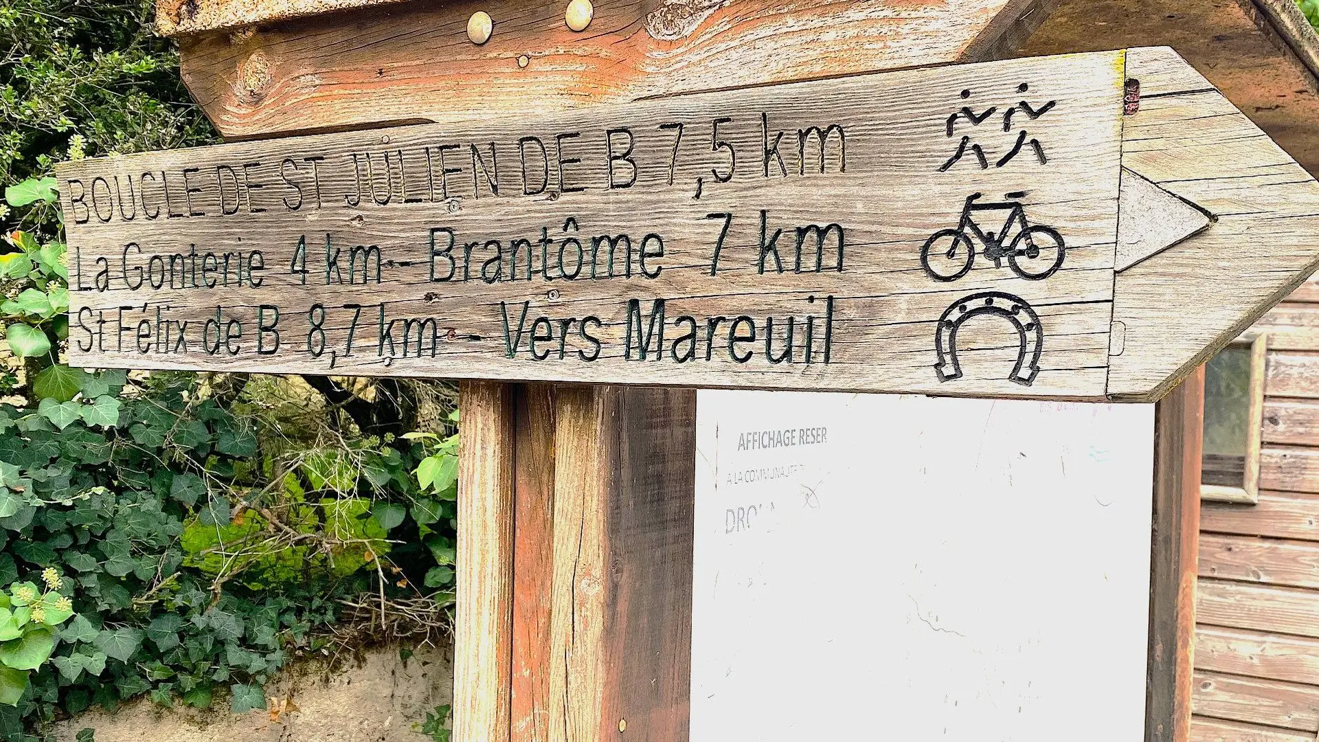 SAINT-JULIEN-DE-BOURDEILLES-Boucle de Saint Julien-Signalétique