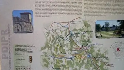 SAINT LAURENT SUR MANOIRE-Boucle des Chaputs-Panneau d'appel