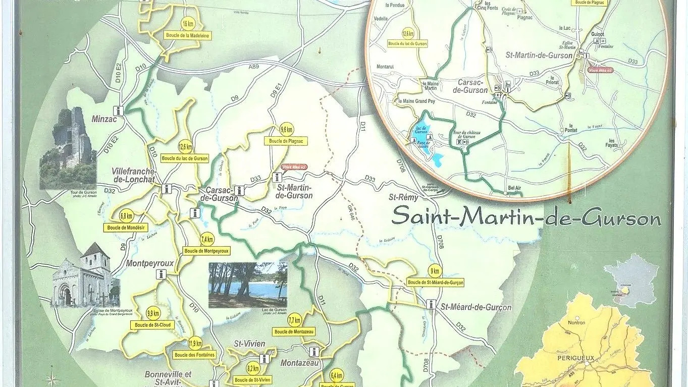 SAINT-MARTIN DE GURSON-Boucle de Plagnac-Panneau d'appe 2