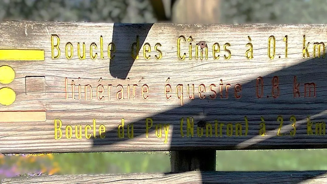 SAINT MARTIAL DE VALETTE-Boucle des Cîmes-Signalétique