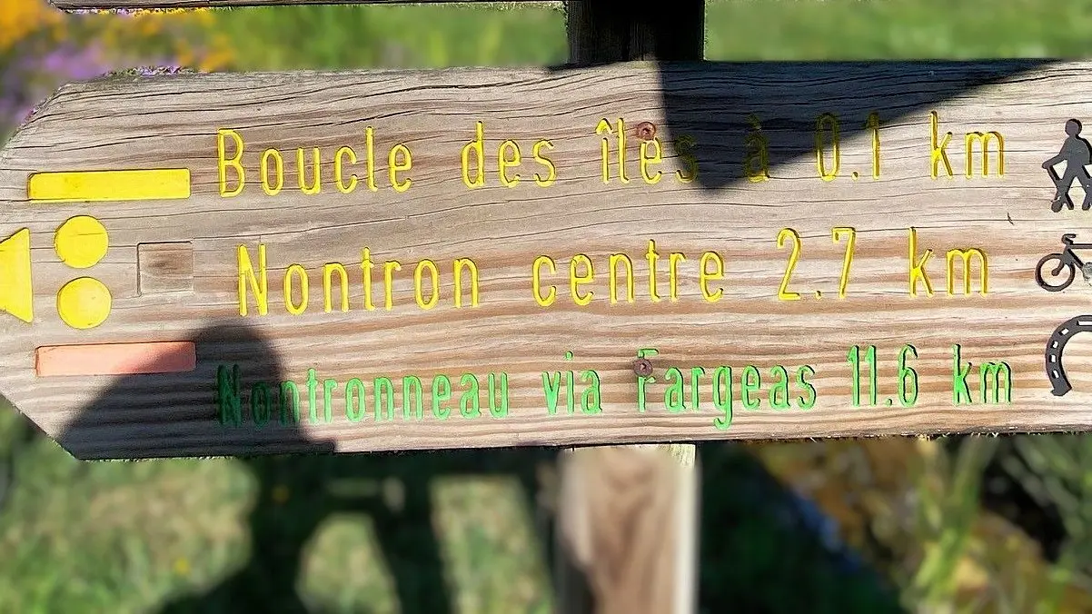 SAINT MARTIAL DE VALETTE-Boucle des îles-Signalétique