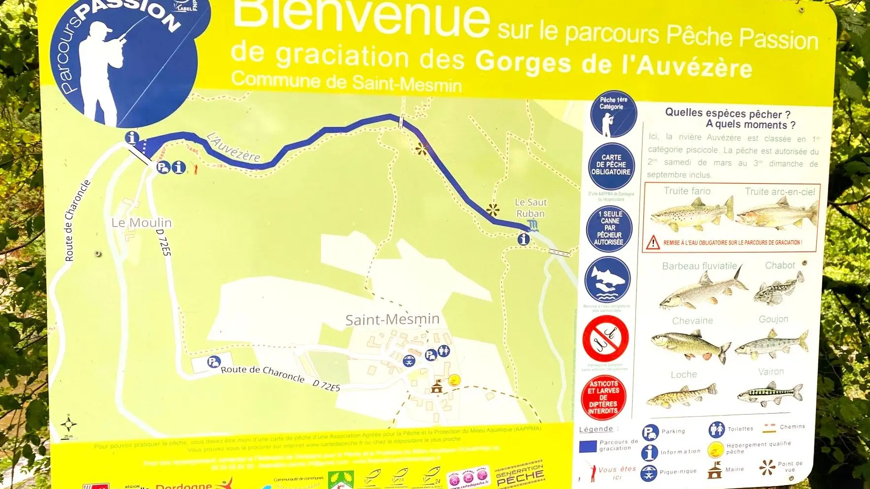 SAINT-MESMIN-Boucle de Gabourat-Info Pêche