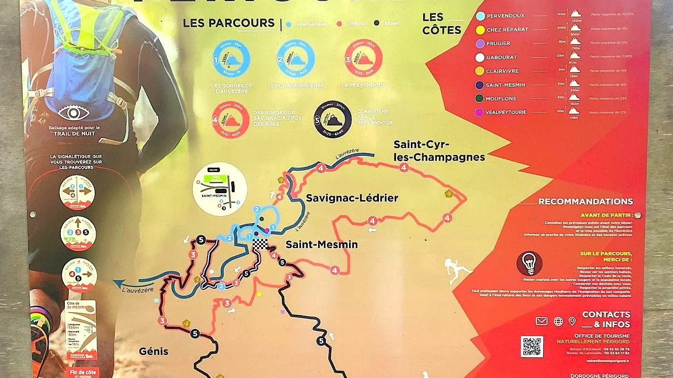 SAINT-MESMIN-Boucle de Gabourat-Panneau Trail