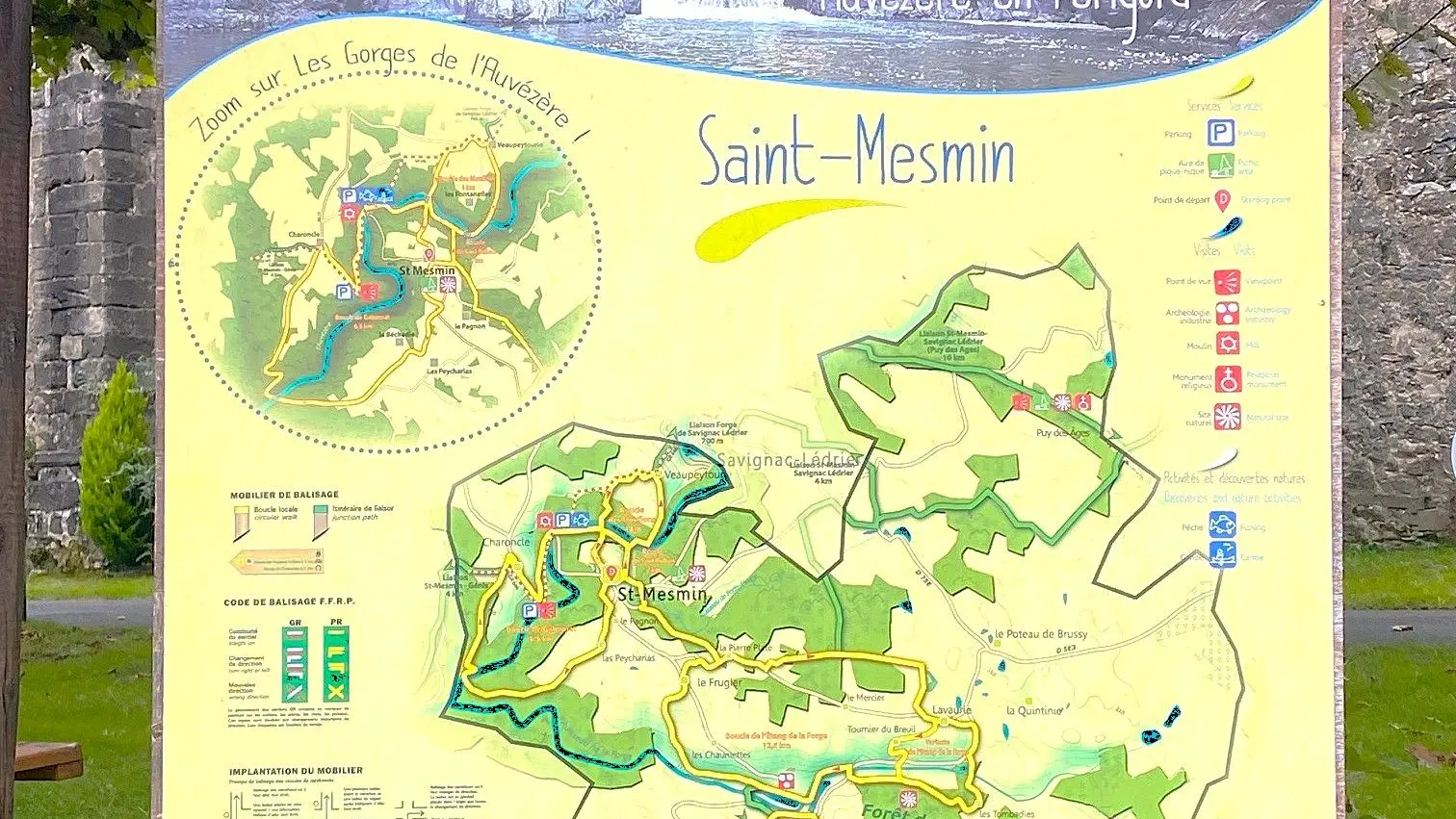 SAINT-MESMIN-Boucle de Gabourat-Panneau d'appel