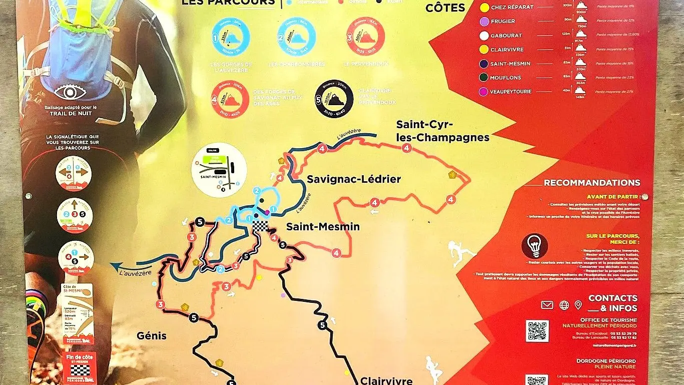 SAINT-MESMIN-Boucle de l'Etang et de la Forge-Panneau Trail