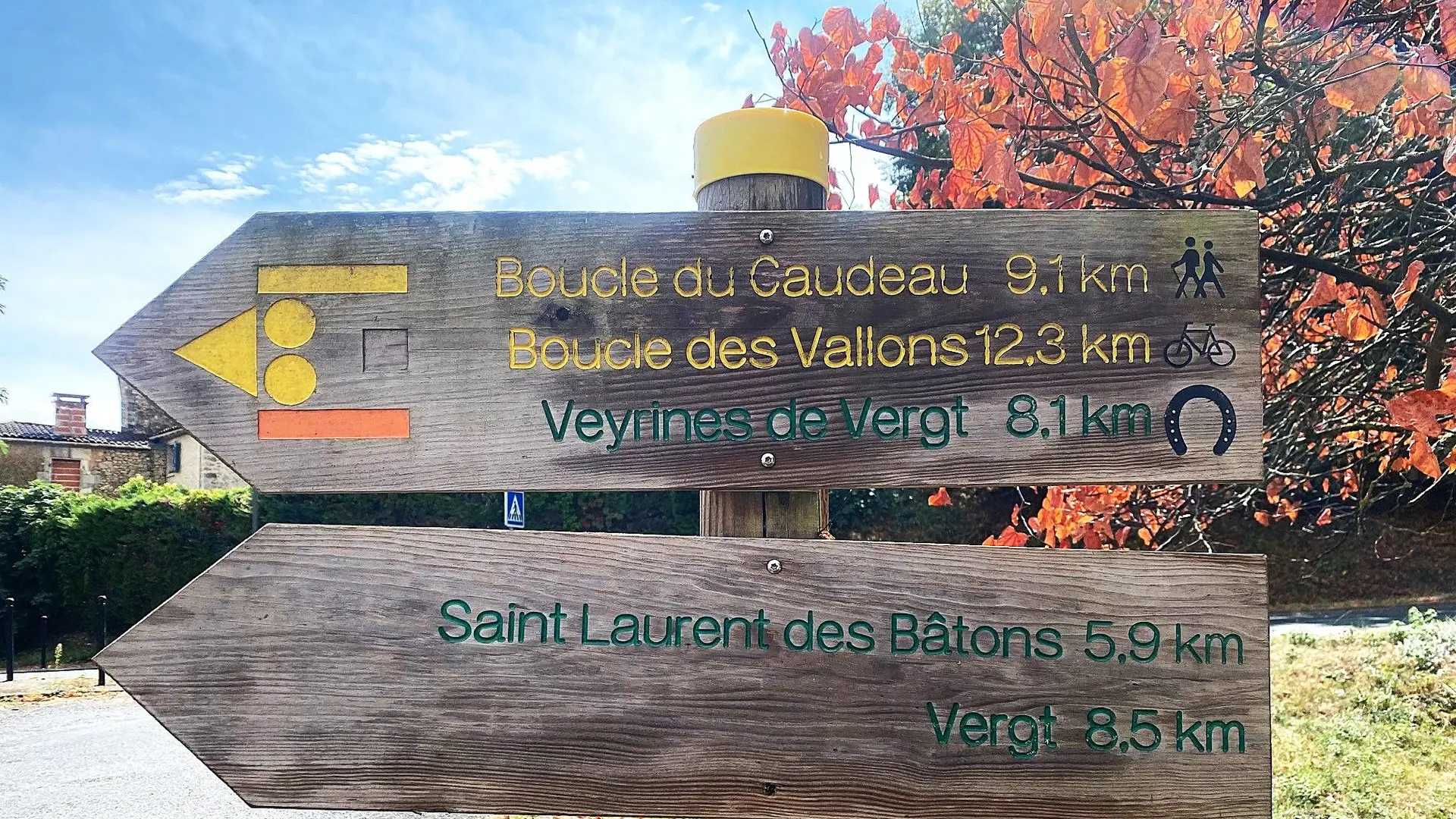 SAINT MICHEL DE VILLADEIX-Boucle du Caudeau-Signalétique