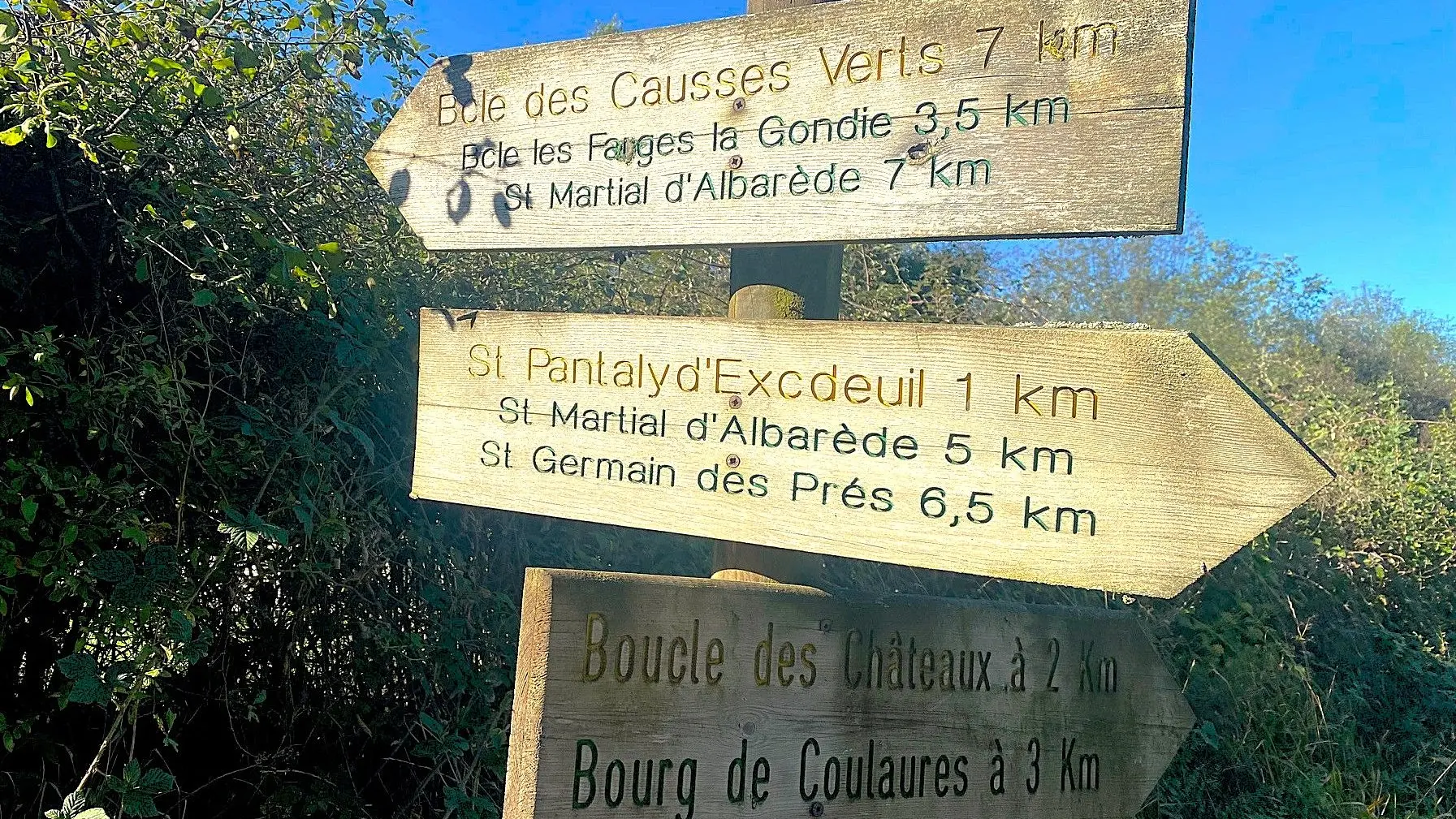SAINT-PANTALY-D'EXCIDEUIL-Boucle des Causses verts-Signalétique