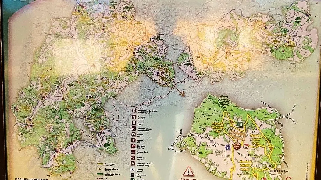 SAINT-RAPHAEL-Boucle du Quinqualou-Panneau d'appel
