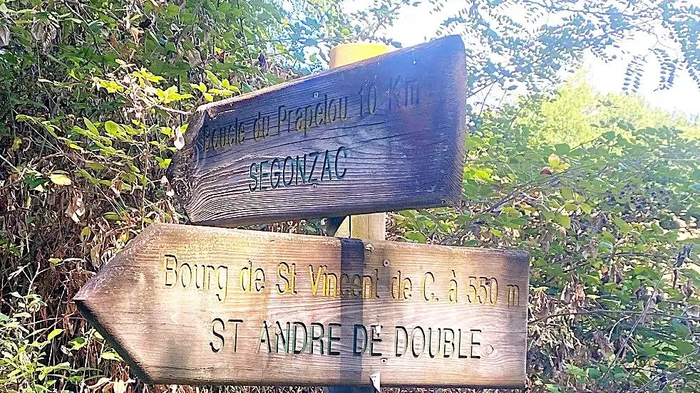 SAINT VINCENT DE CONNEZAC-Boucle de Pradelou-Signalétique