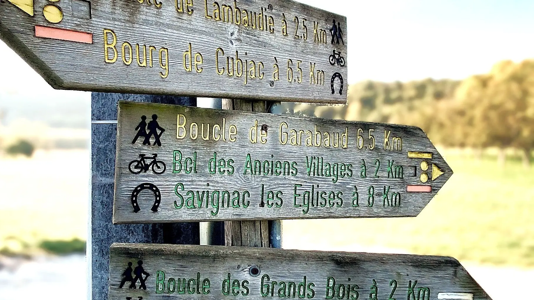 SAINT-VINCENT-SUR-L'ISLE-Boucle de Garabaud-Signalétique