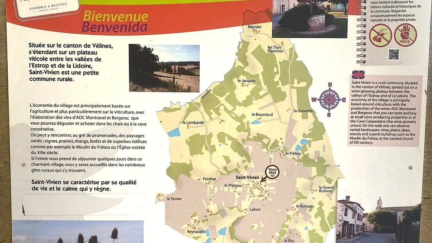 SAINT-VIVIEN-Boucle de St Vivien-Panneau d'appel