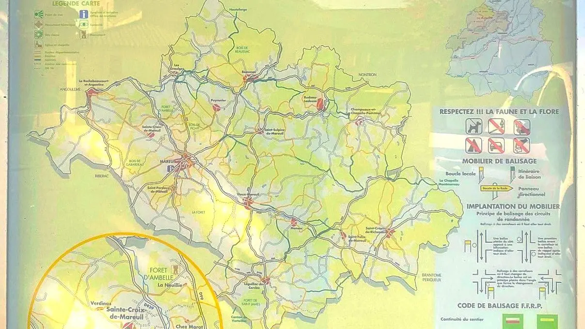 SAINTE-CROIX-DE-MAREUIL-Boucle de Sainte Croix-Panneau d'appel 2