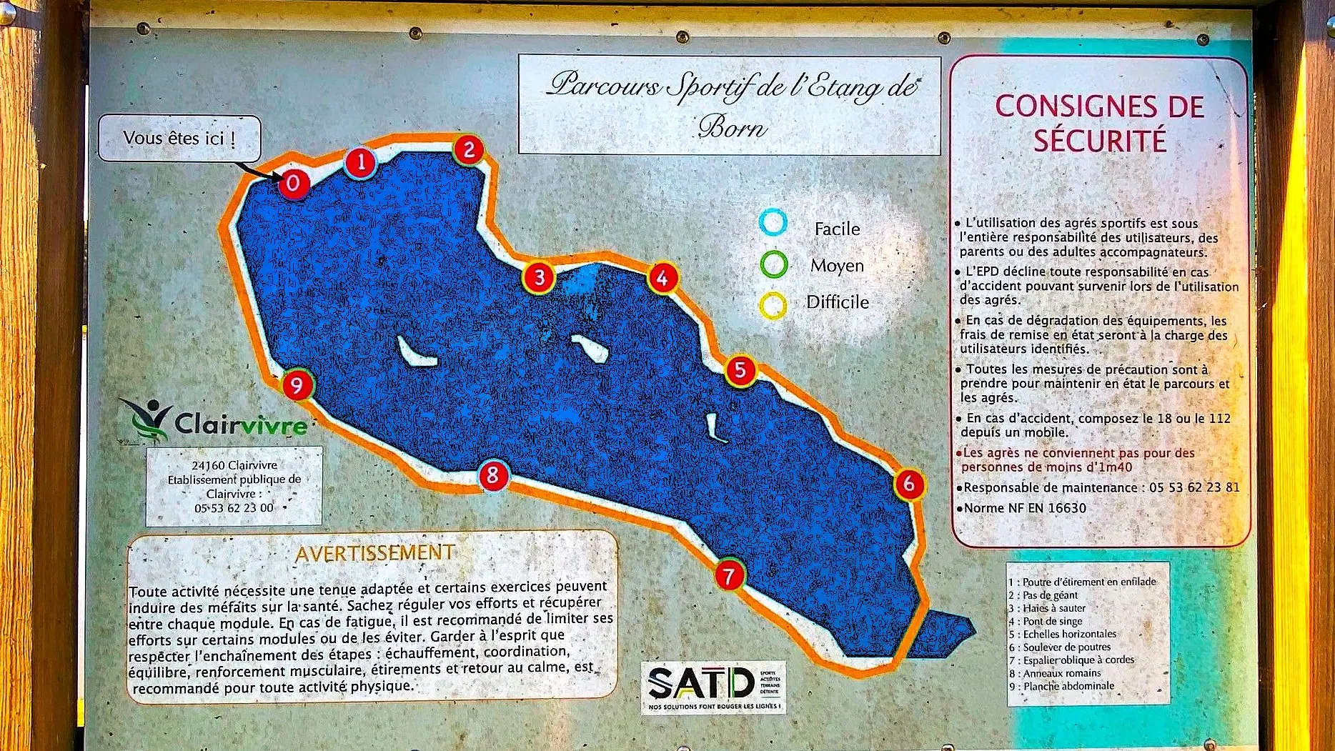 SALAGNAC-Etang de Born-Info lac