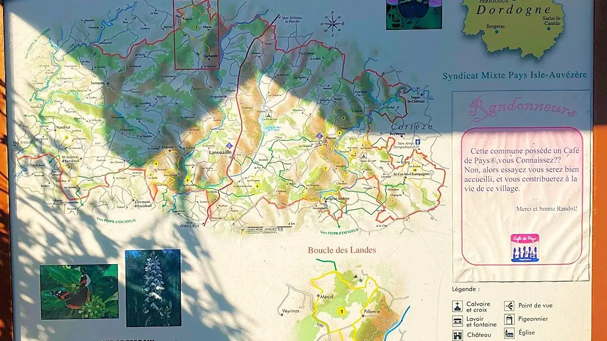 SARLANDE-Boucle des Landes-panneau d'appel