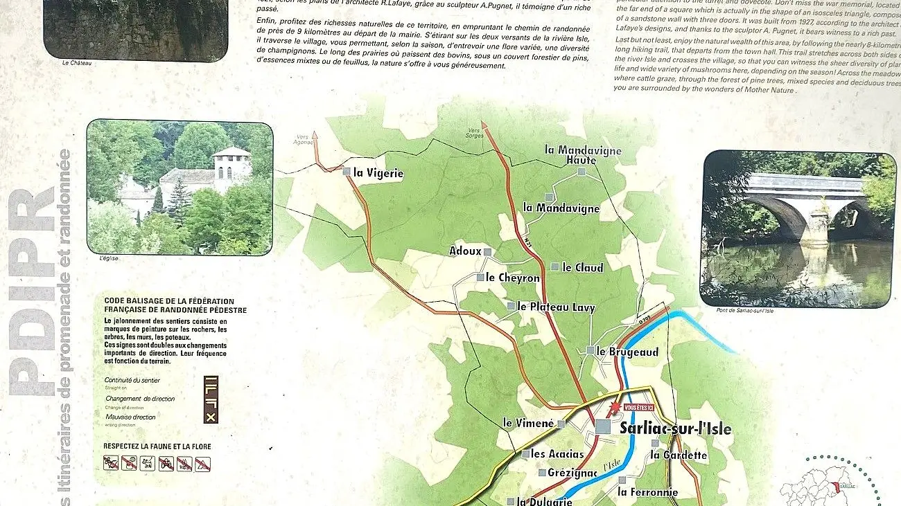 SARLIAC-Boucle des grands bois-Panneau d'appel