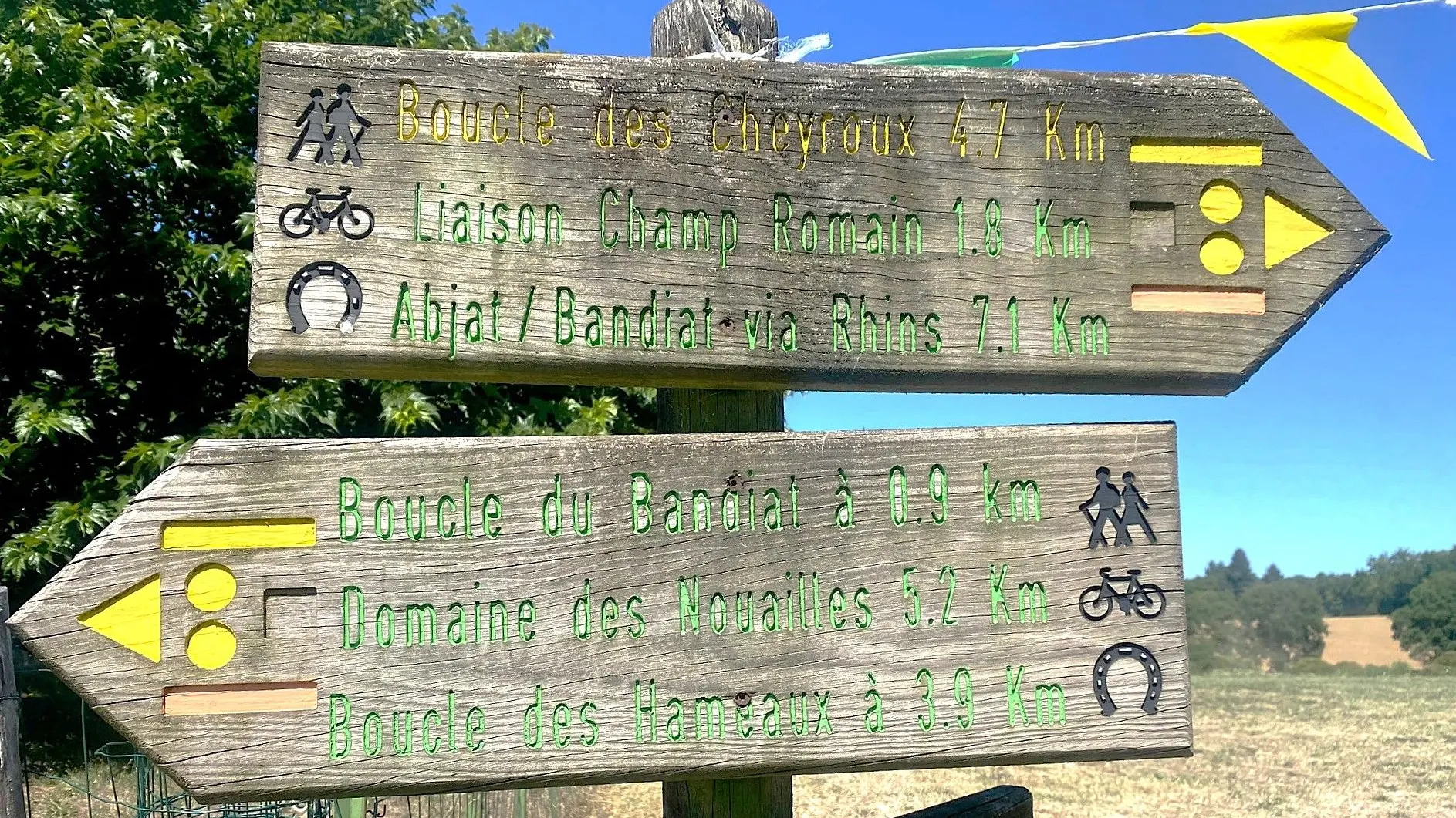 SAVIGNAC DE NONTRON-Boucle des cheyroux-Signalétique