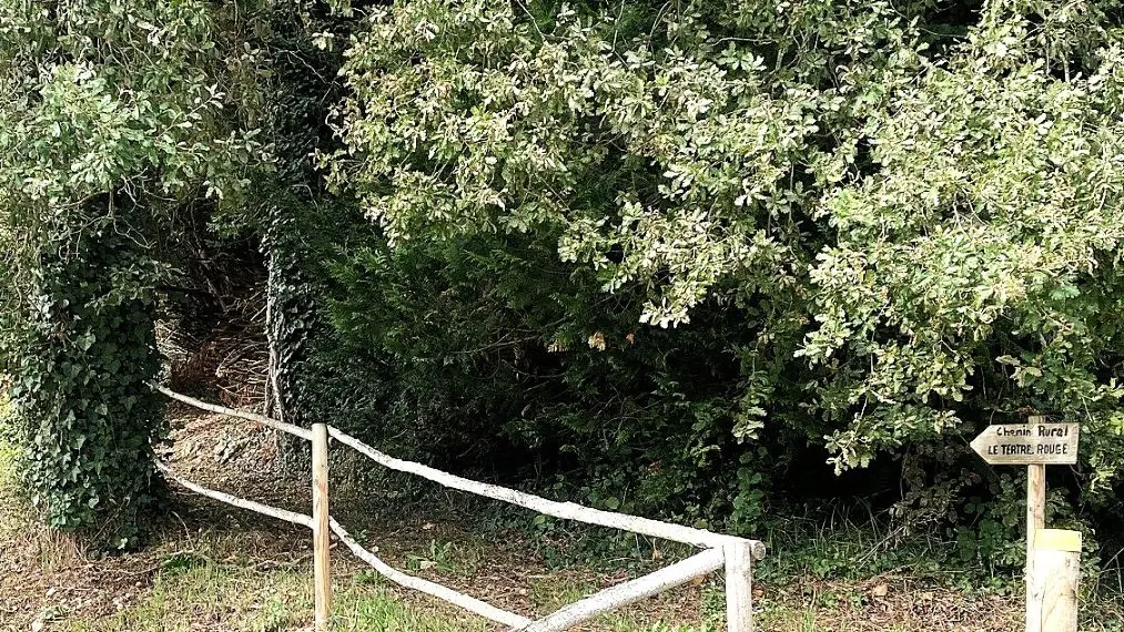 SIORAC-EN-PERIGORD-Boucle de la Dordogne-Chemin-Poteau 2