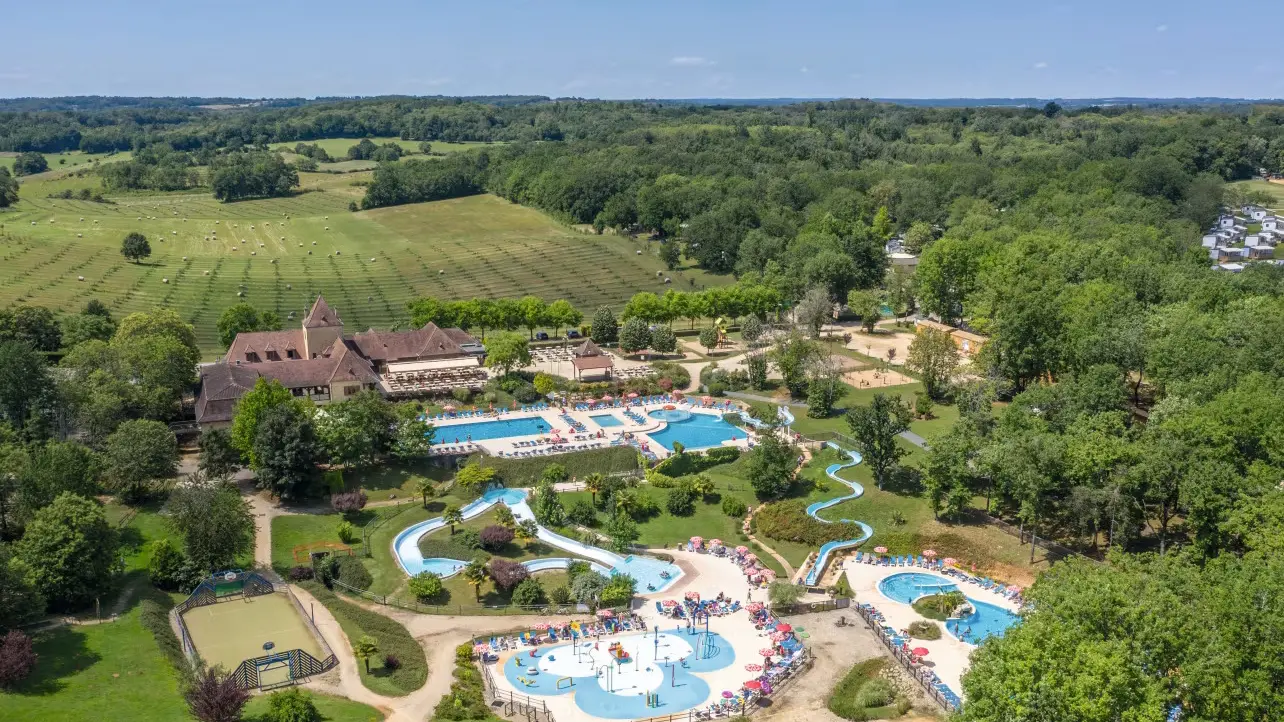 Saint Avit de Vialard - Camping St Avit Loisirs vue aerienne
