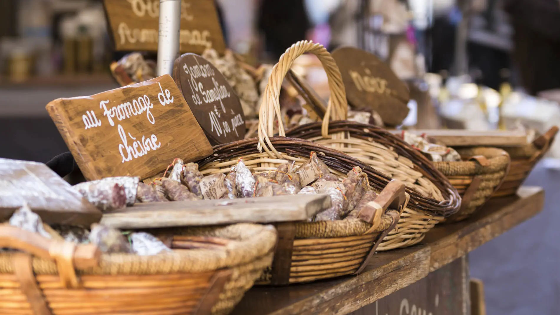 Jambon de Somglier in a French Market